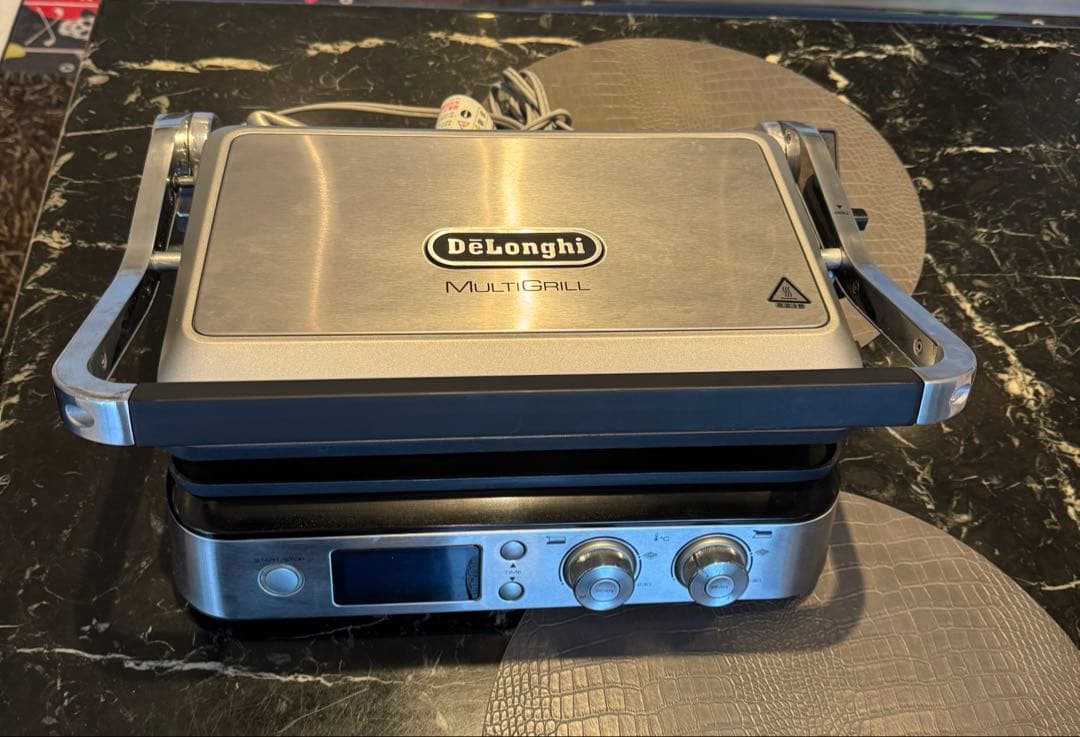 美品　デロンギ　マルチグリル　BBQ &コンタクトグリルプレート