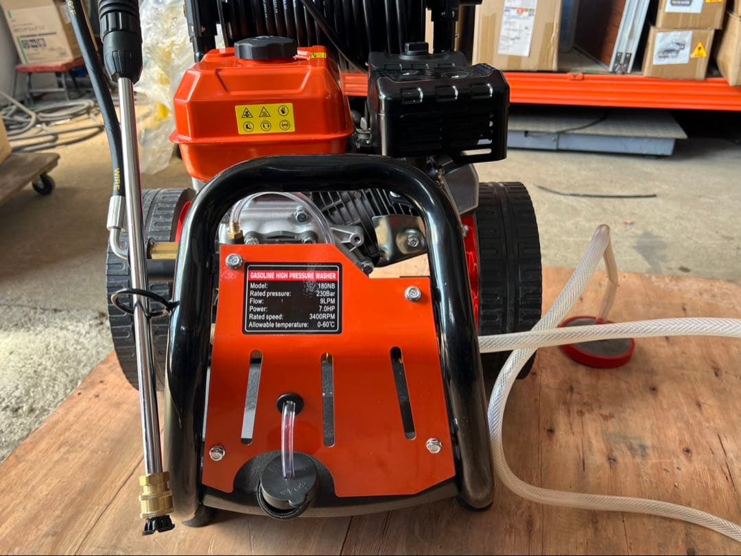 エンジン式高圧洗浄機 23MPa 7馬力 9.5/min コードレス 高出力