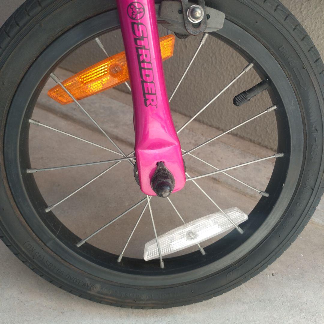 【大人気カラー】STRIDER 14x 子供用自転車　フューシャピンク