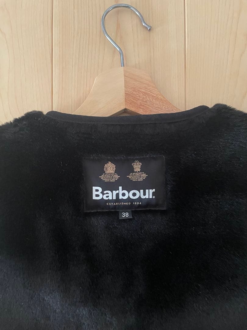 【美品】バブアー　ファーベスト　サイズ38