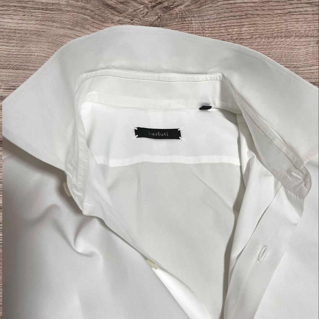 美品✨Berluti ホワイト 長袖ワイシャツ ドレスシャツ A41