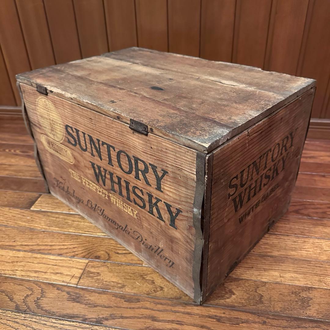 壽屋　サントリーウィスキー　初期　木箱　希少です
