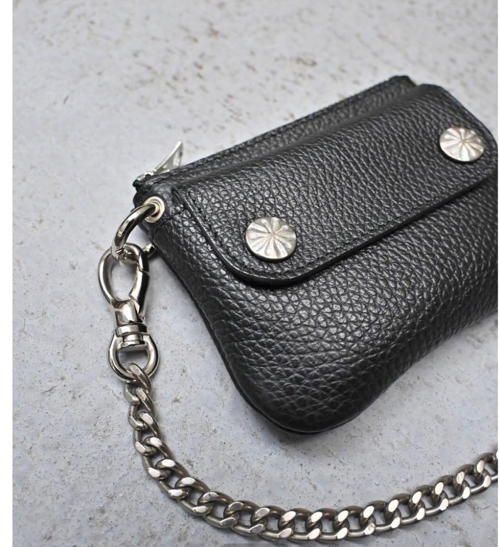 ⁡《Zipper Compact Wallet》⁡ BLACK 財布