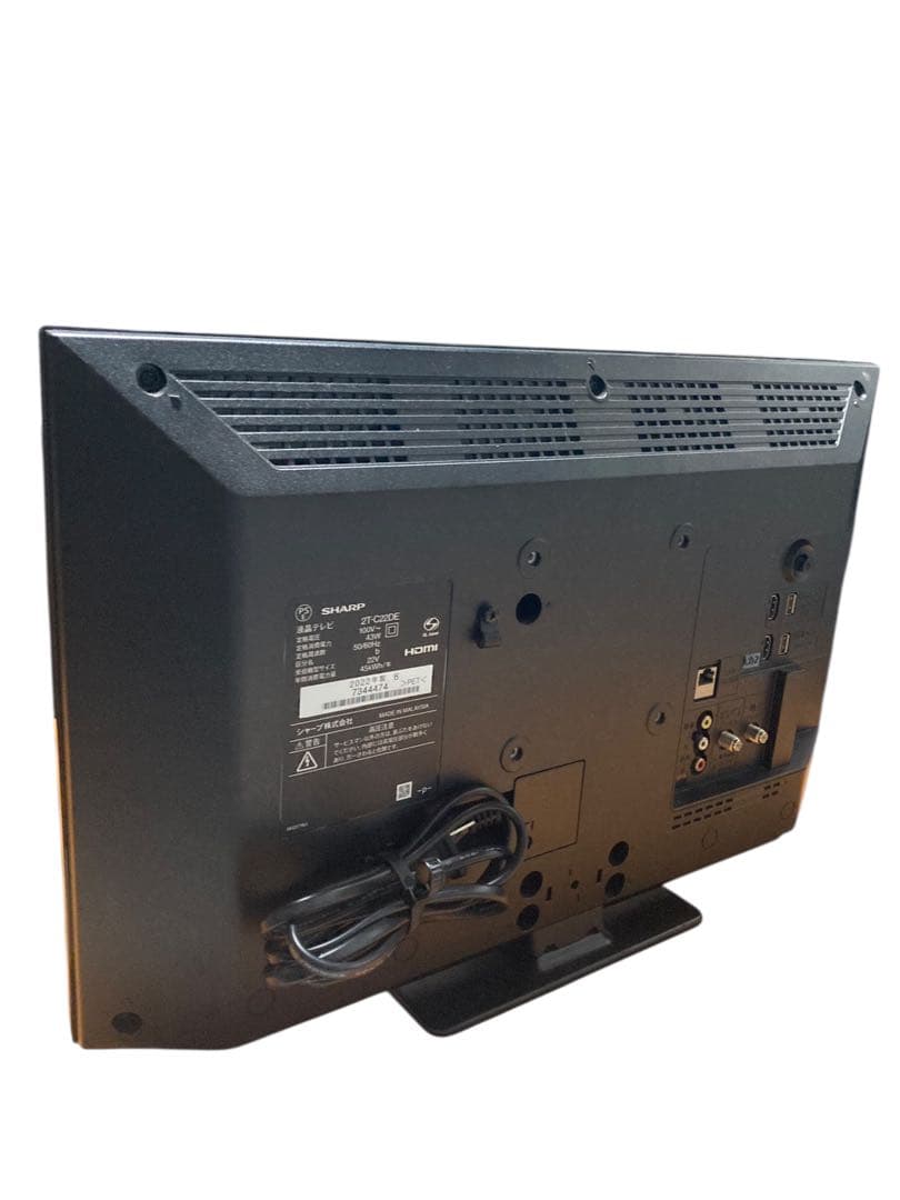 SHARP 22インチ テレビ 2T-C22DE 動作確認済み！ シャープ