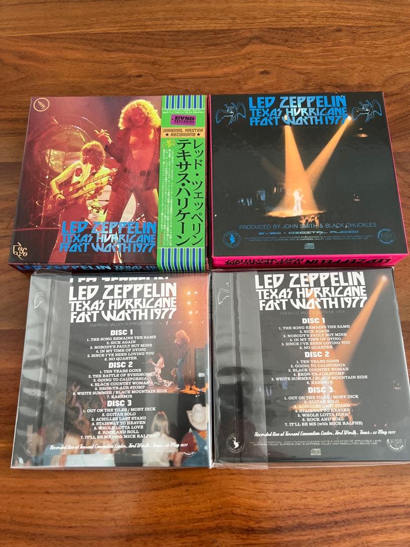 洋楽 LED ZEPPELIN TEXAS HURRICANE 1977