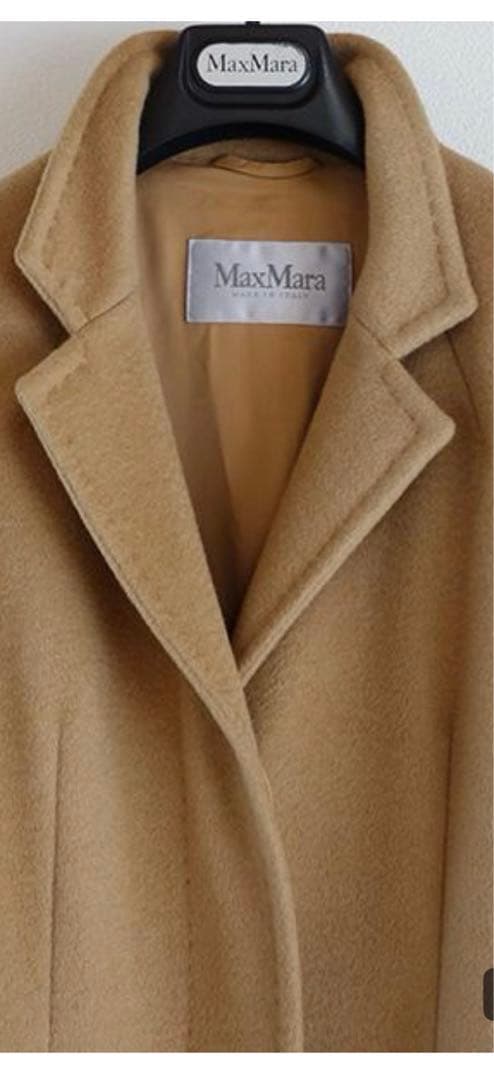 1/4迄お正月限定セールMaxMaraキャメル チェスターコート 白タグ40