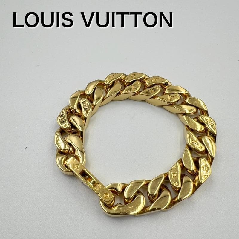 極美品 LOUIS VUITTON ブレスレット M00305 喜平 M