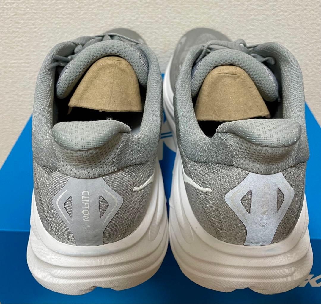 ワ*イ様 HOKA CLIFTON10 クリフトン10グレー28.5CM