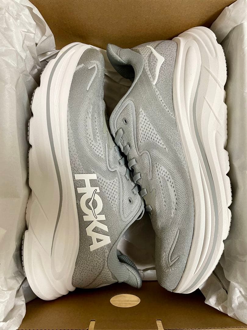 ワ*イ様 HOKA CLIFTON10 クリフトン10グレー28.5CM