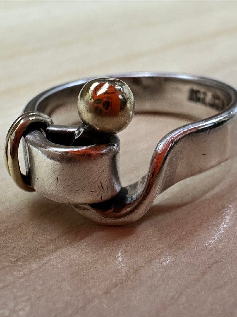 Tiffany&Co.ティファニー　フックアンドアイ　リング　925/750