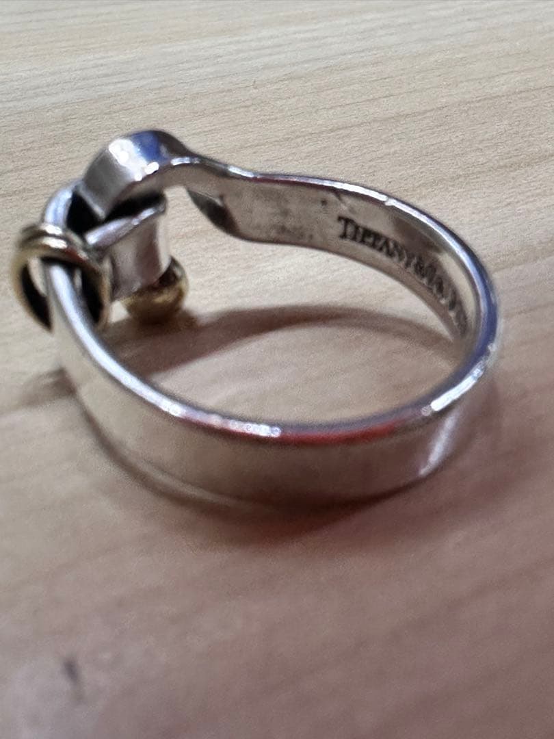 Tiffany&Co.ティファニー　フックアンドアイ　リング　925/750