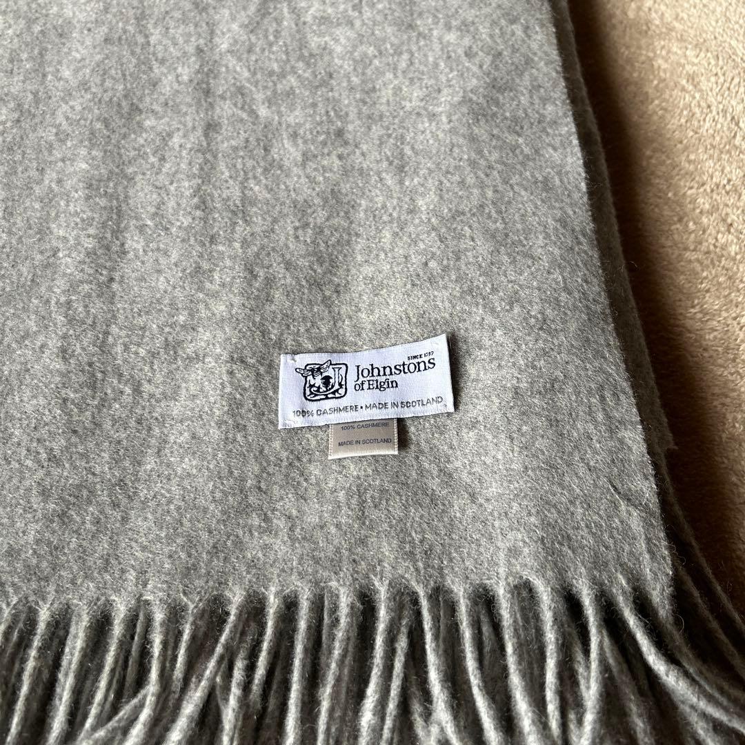 Johnstonsジョンストンズ カシミヤ大判ストール