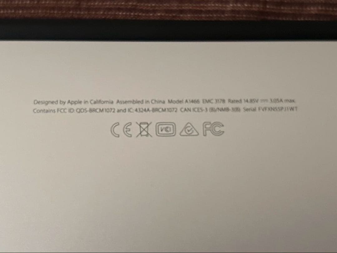 MacBook air 2017 ジャンク