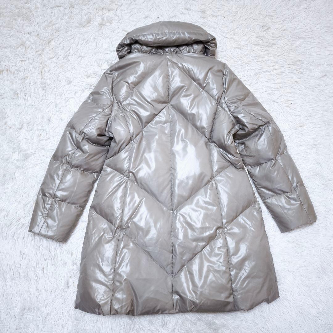 【未使用】ピエールカルダン ロングダウンコート 大きいサイズ 44 グレージュ