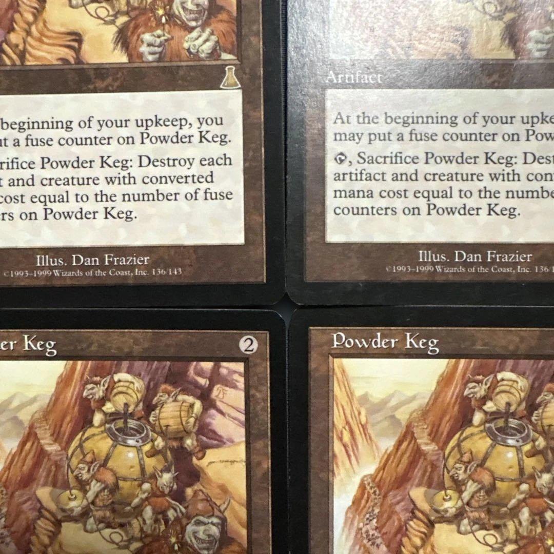 MTG 火薬樽　英語版４枚セット