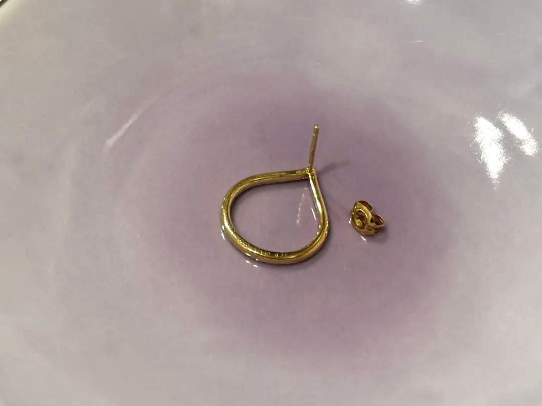 ARTIDA OUD ロータス ペダルダイアモンドシングルピアス