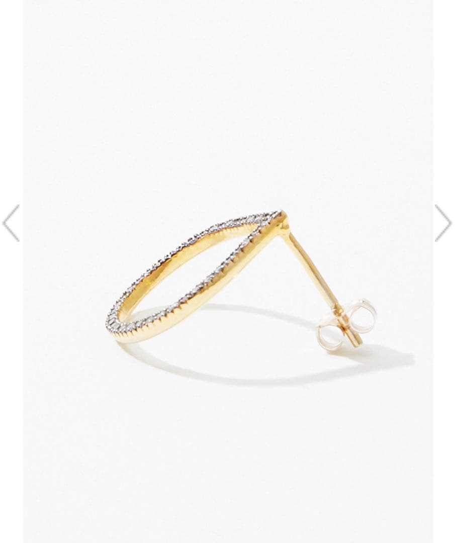 ARTIDA OUD ロータス ペダルダイアモンドシングルピアス