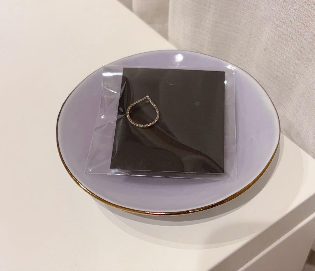 ARTIDA OUD ロータス ペダルダイアモンドシングルピアス