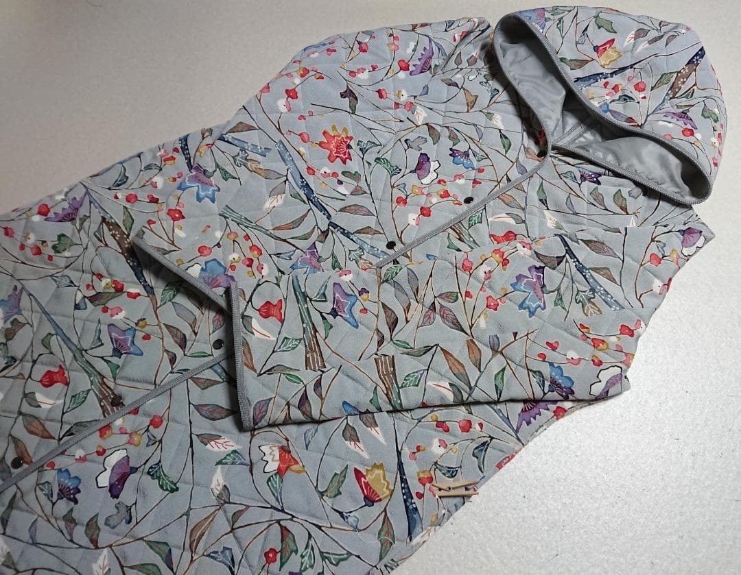 着物リメイク キルティング/ラグランコート【5143】