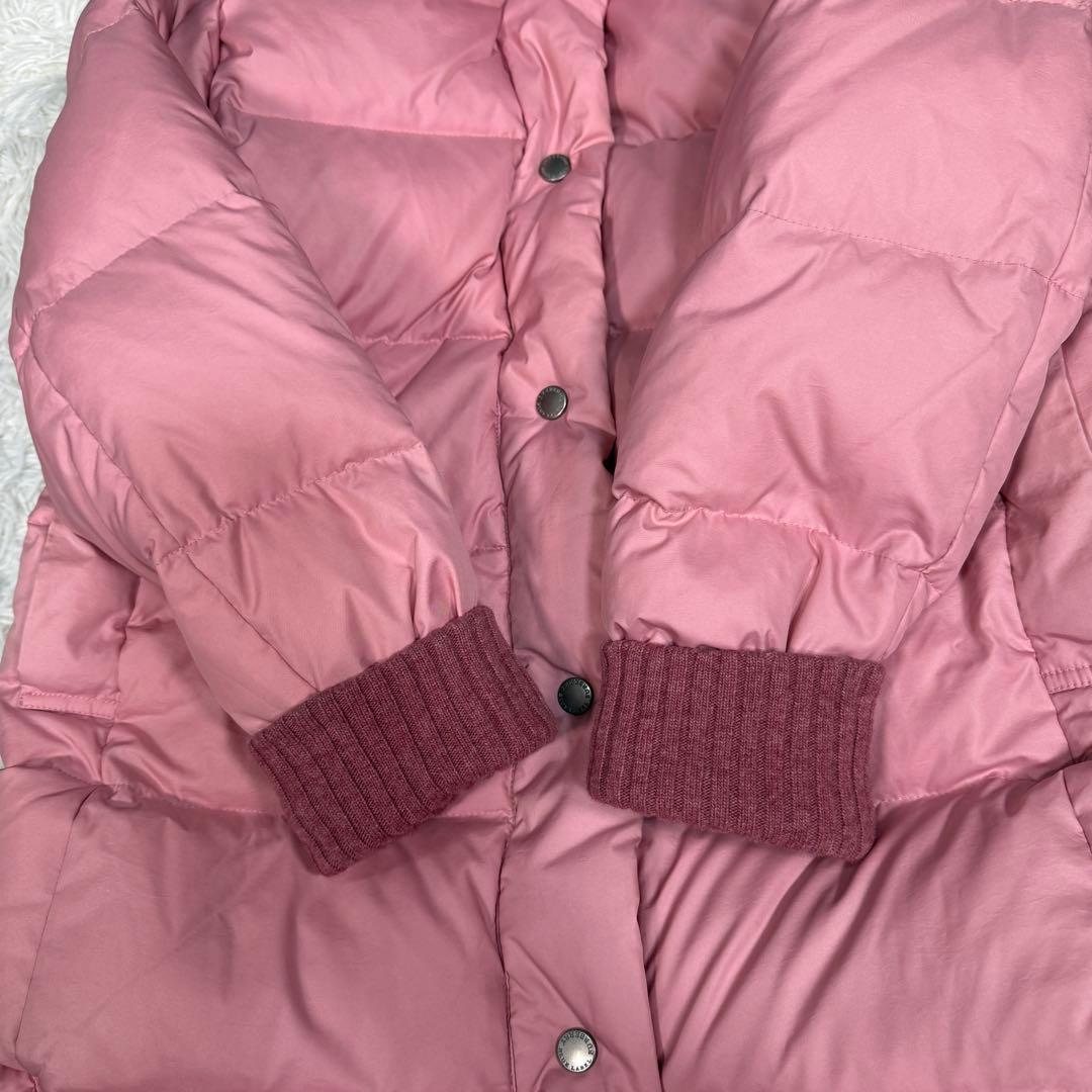 美品 バーバリーブルーレーベル ファー ノバチェック 3way ダウンコート M