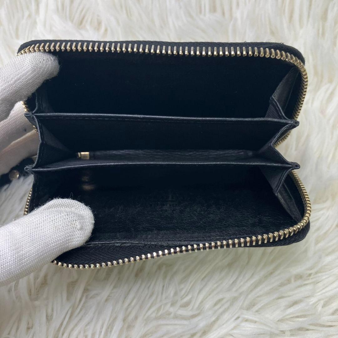 美品✨グッチ ケース マイクロシマ GG柄 レザー 黒