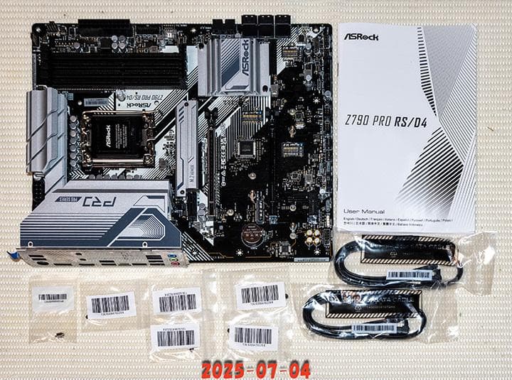 ASRock Z790 PRO RS/D4 マザーボード