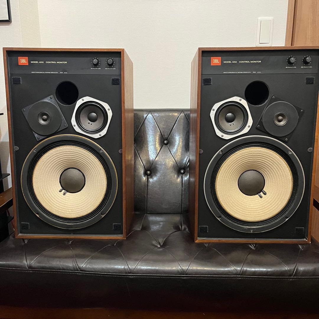 動作品　JBL 4312 ヴィンテージスピーカー　初代　無印　ブックシェルフ希少