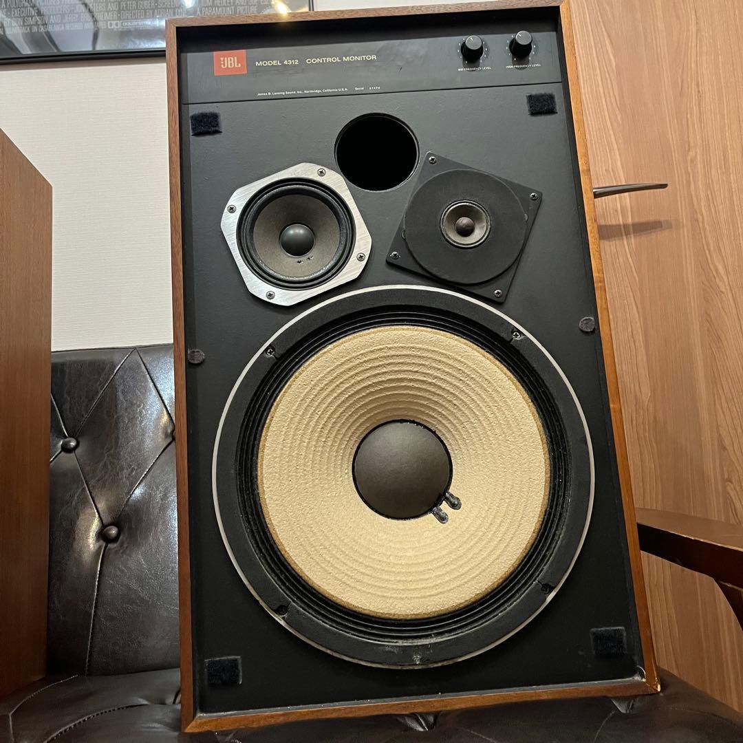 動作品　JBL 4312 ヴィンテージスピーカー　初代　無印　ブックシェルフ希少
