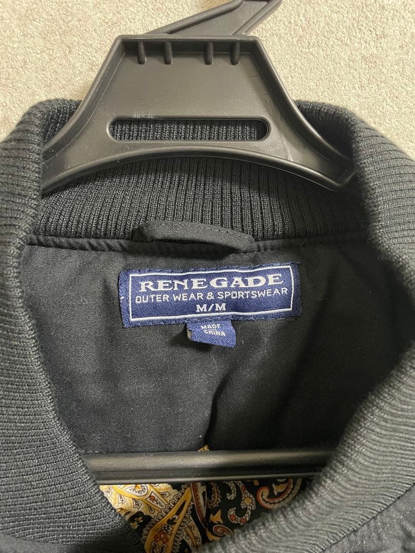 未使用Renegade/レネゲード ダービージャケット BK-M/中綿入