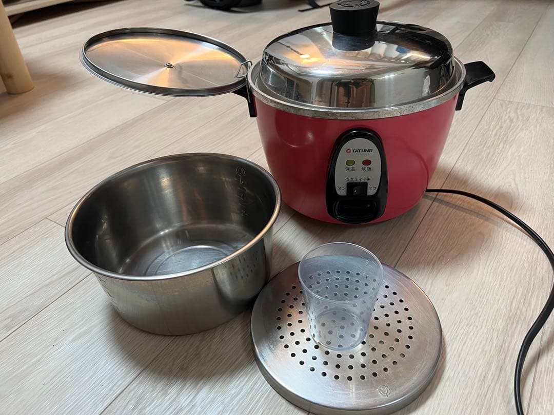 大同電気鍋 炊飯器 ピンク 保温機能付き