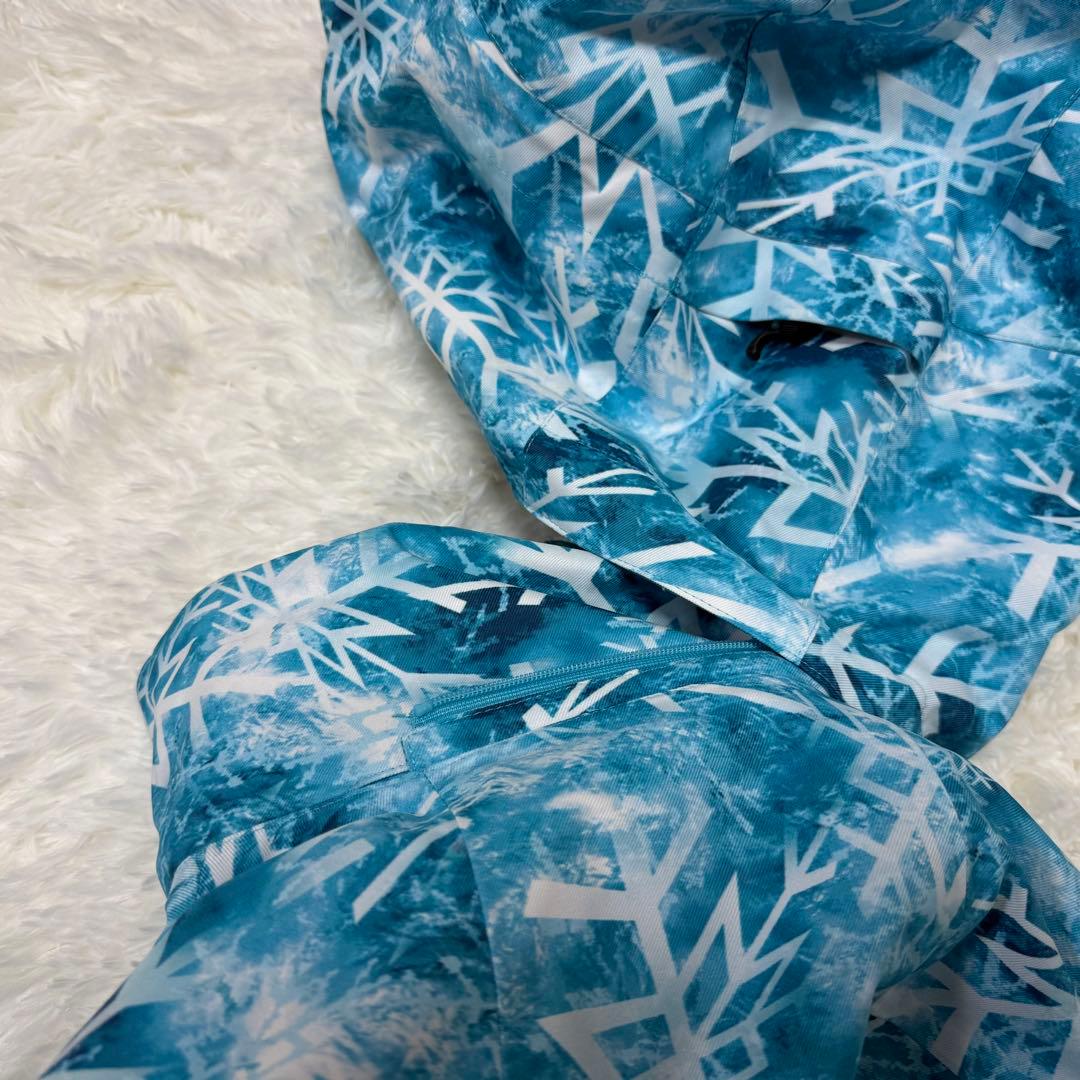 GOLDWIN 雪柄 中綿 スキー スノボジャケットL【E-69】