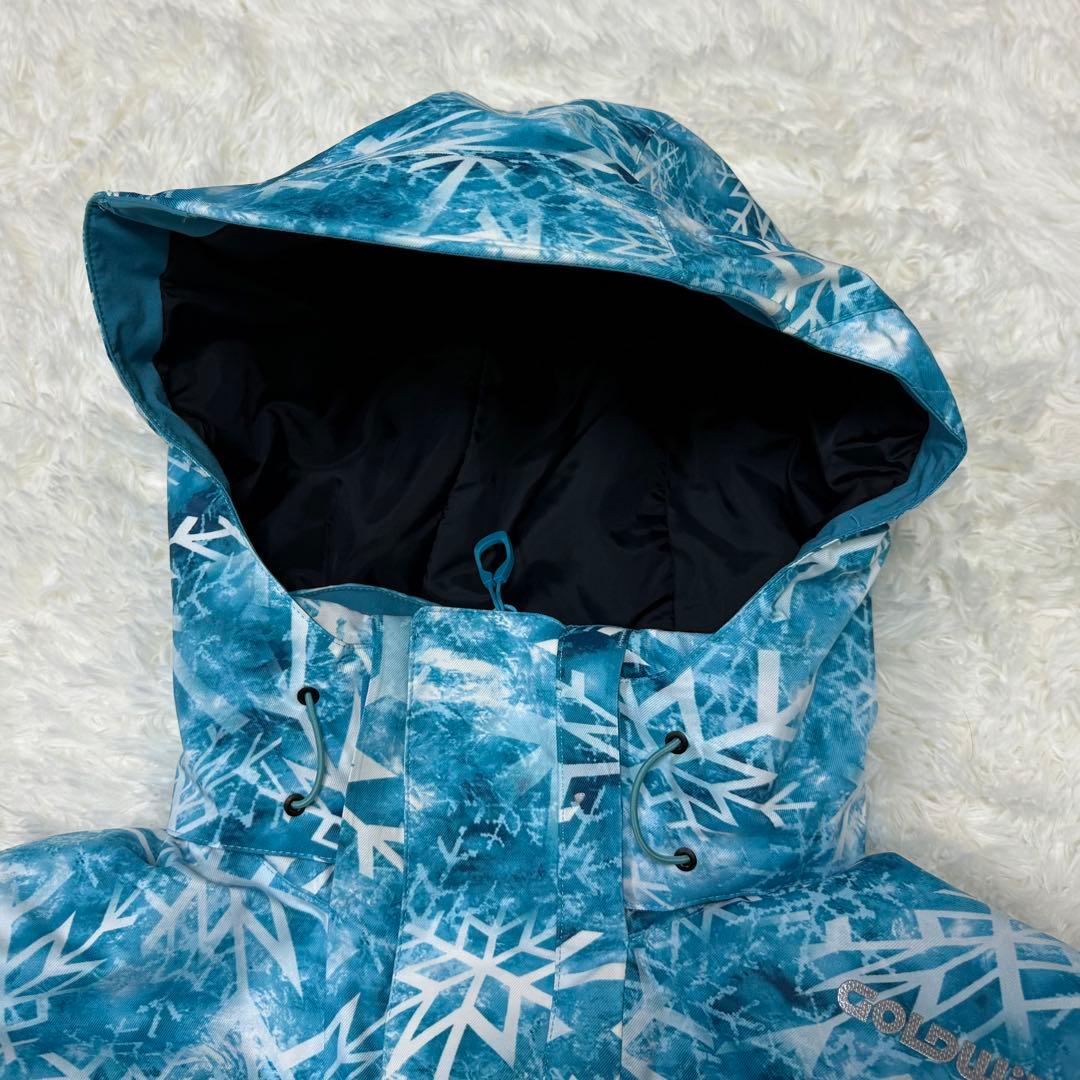 GOLDWIN 雪柄 中綿 スキー スノボジャケットL【E-69】