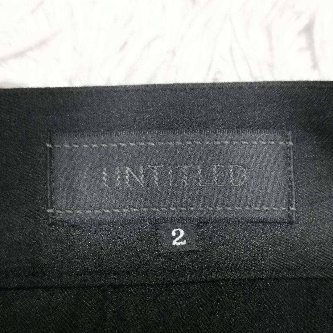 極美品✨UNTITLED パンツスーツ セットアップ 1B ブラック M