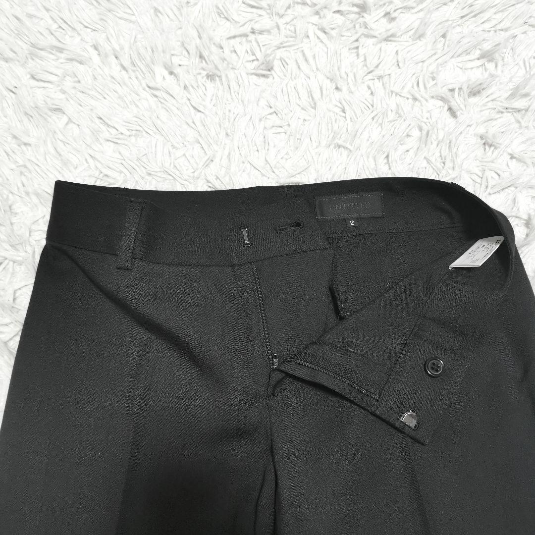 極美品✨UNTITLED パンツスーツ セットアップ 1B ブラック M