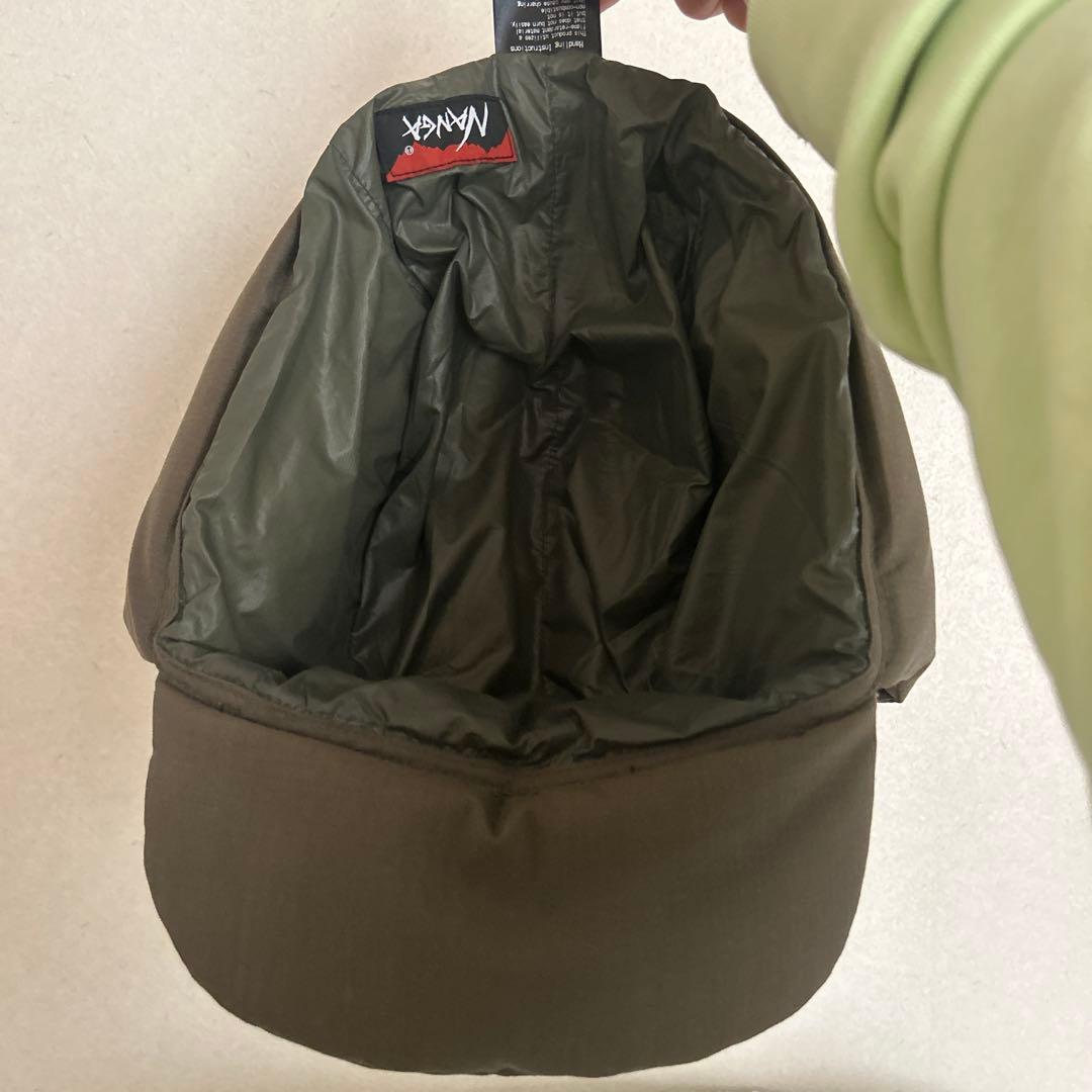 NANGA フライトキャップ オリーブ