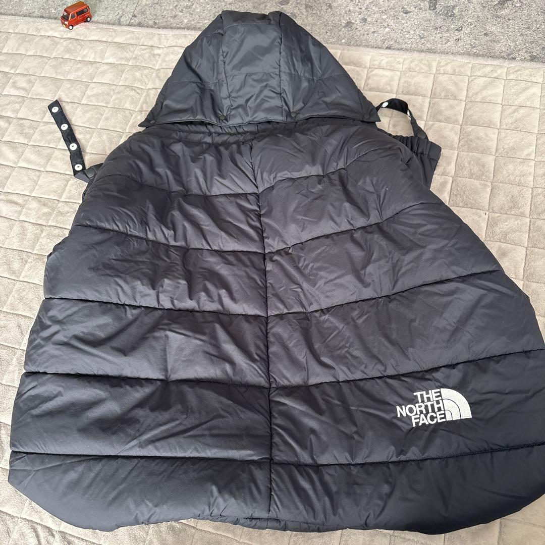 THE NORTH FACE ブラック　ベビーカーダウン　ブランケット