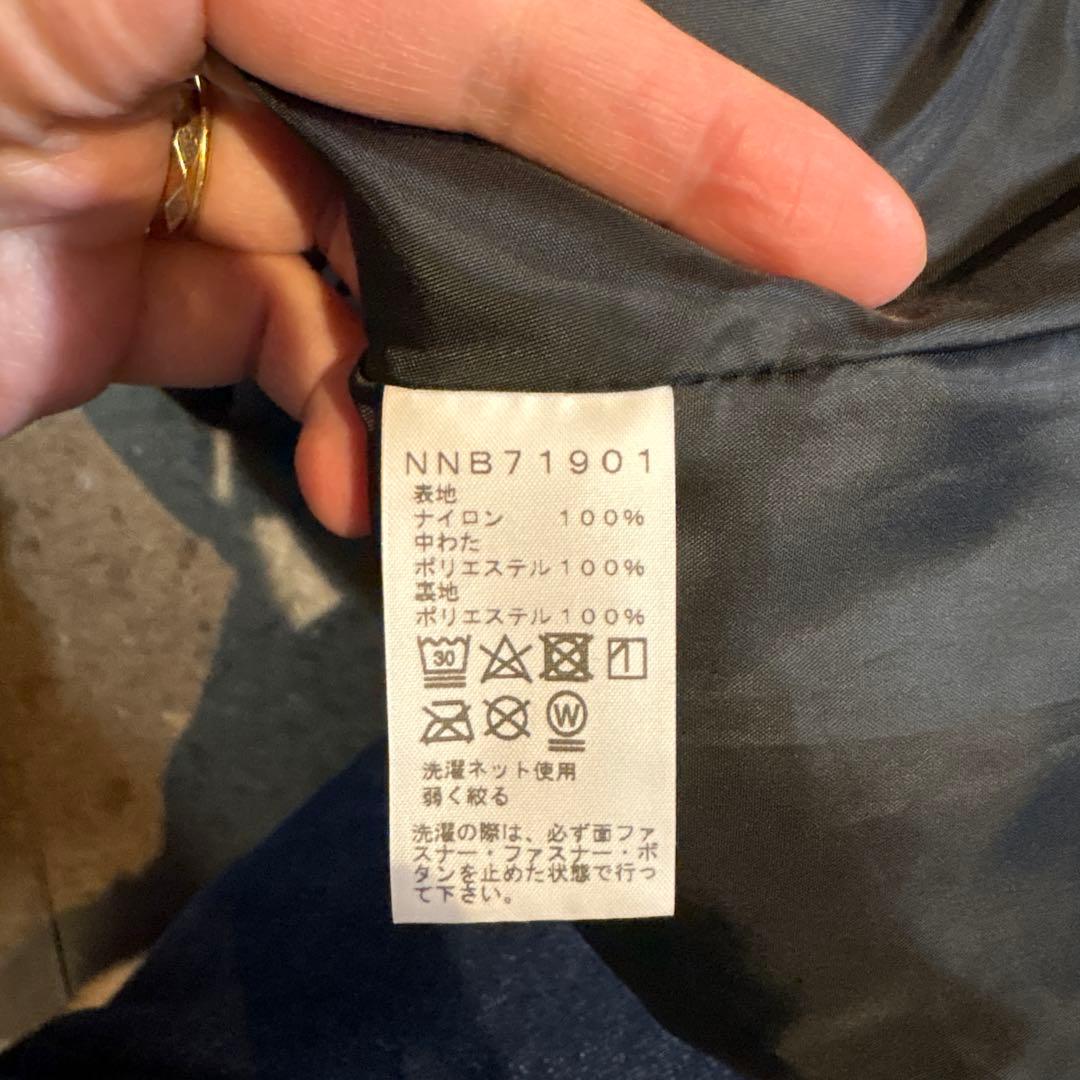 THE NORTH FACE ブラック　ベビーカーダウン　ブランケット