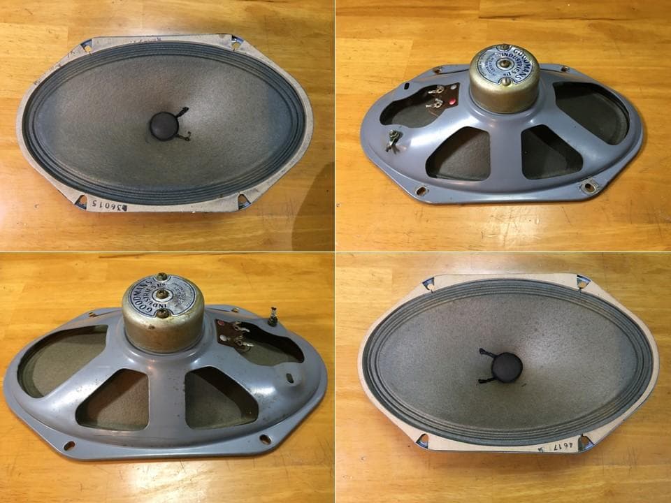 英国 GOODMANS ビンテージ16x26cm大口径アルニコフルレンジシステム