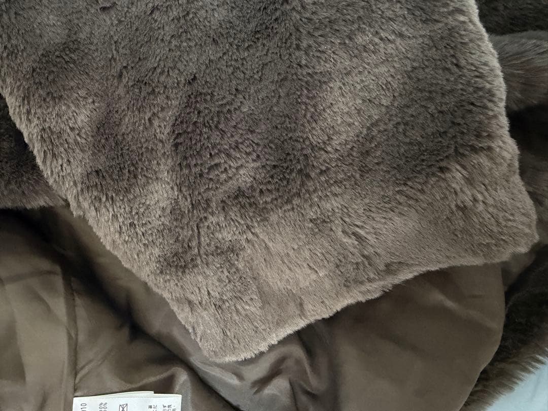 新品未使用【discoat】ファージャケットブラウンMサイズ