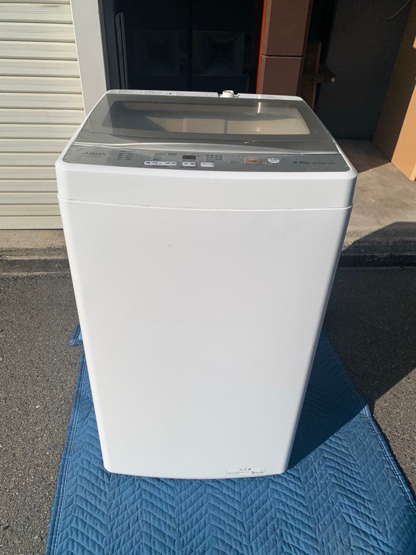 アクア 洗濯機 2021年 5kg AQW-G50JJ 一人暮らし