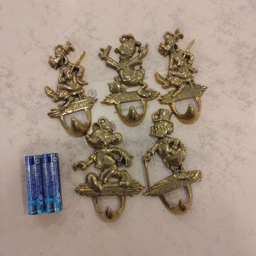 ディズニー ミッキー ドナルド 壁フック 5個セット