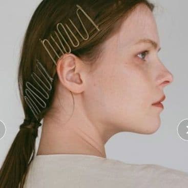 sykia シキアWave Hair Wire Pin ゴールド 箱巾着有