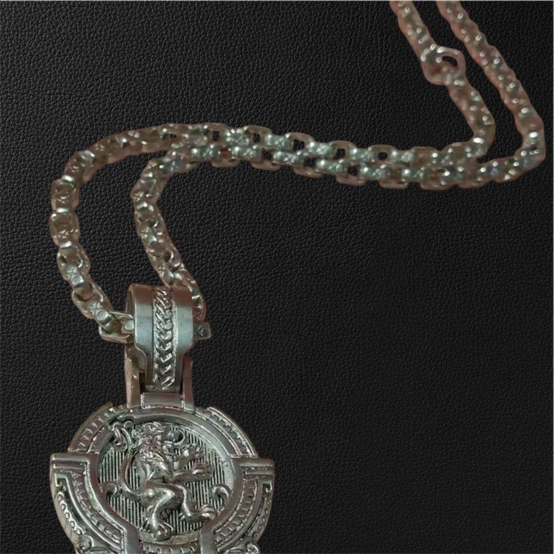 メンズレトロ銀ネックレス メンズネックレス シルバー925刻印 ヴィンテージ