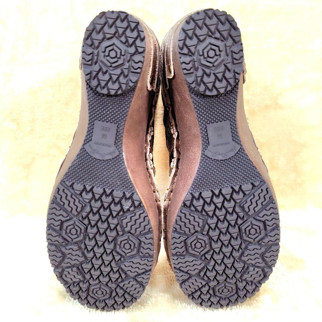 未使用級 ヒナデイグリーン ブーティサンダル グラディエーター バックジップ