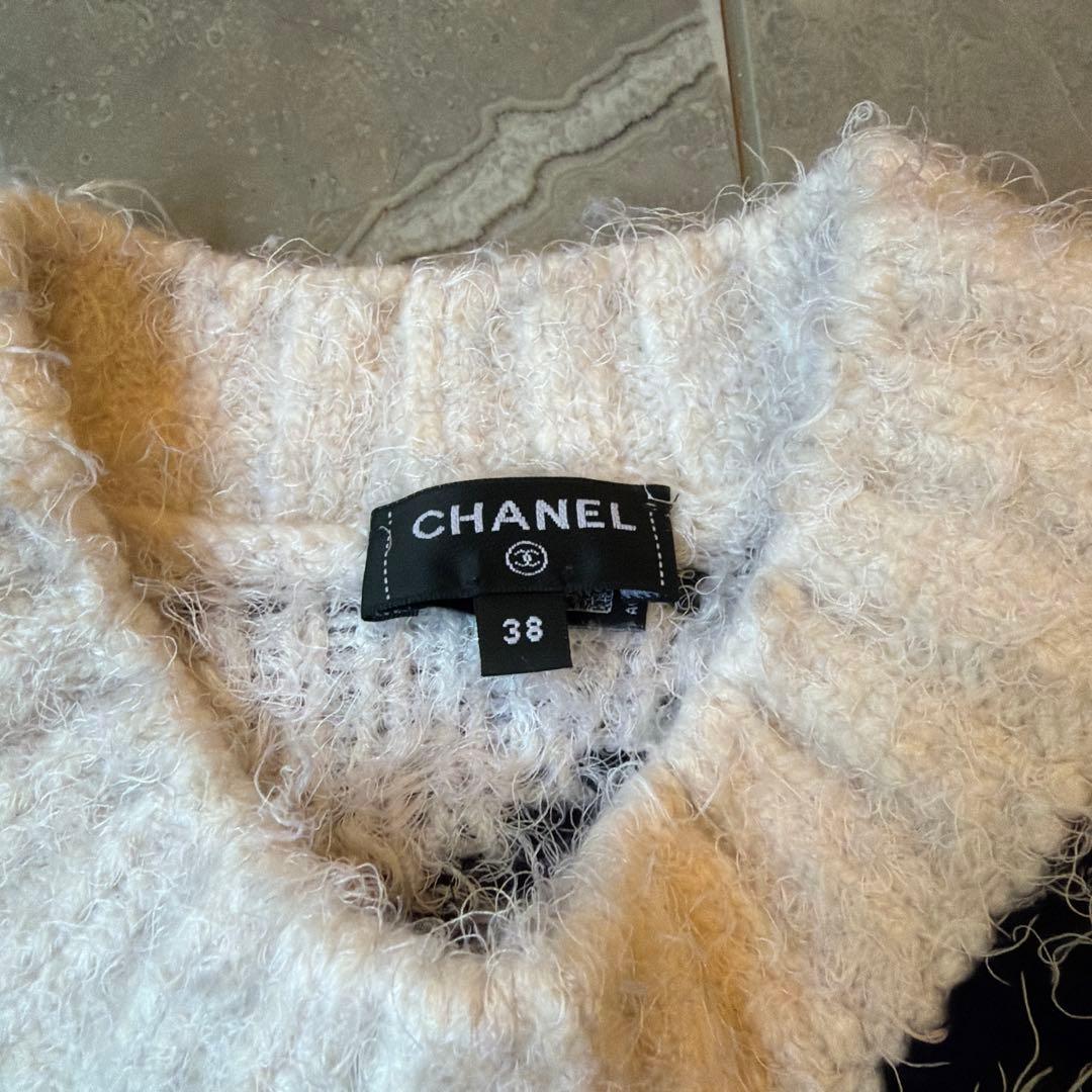 CHANELニット　シャネル　毛羽立ちあり　使用感あり　38