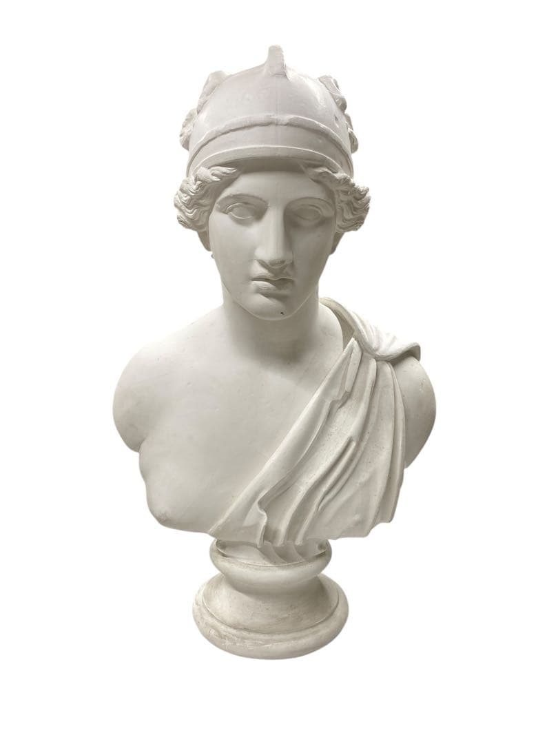 アマゾン胸像　石膏像