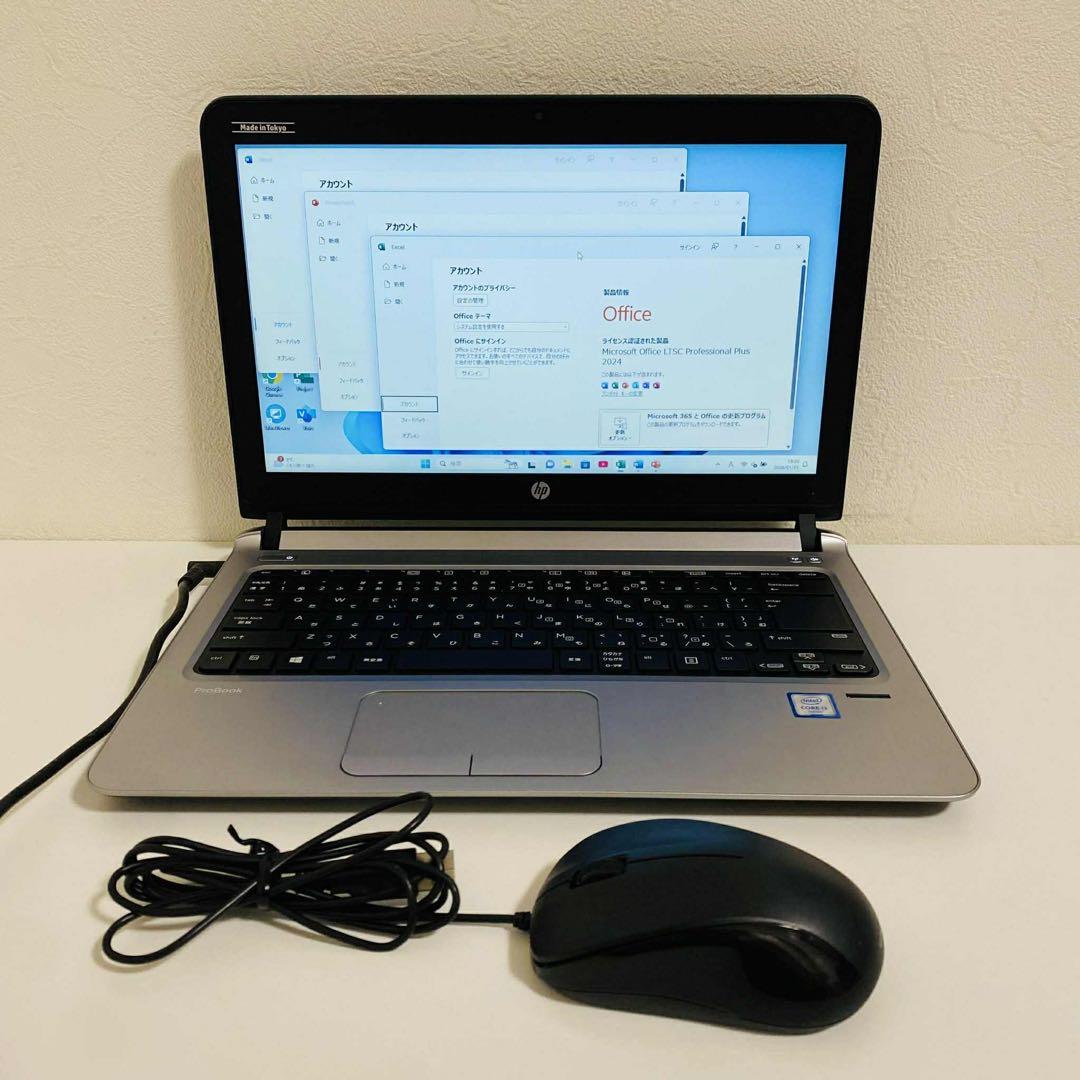 Y95 HPノートパソコン WEBカメラSSD高速Windows11オフィス付き