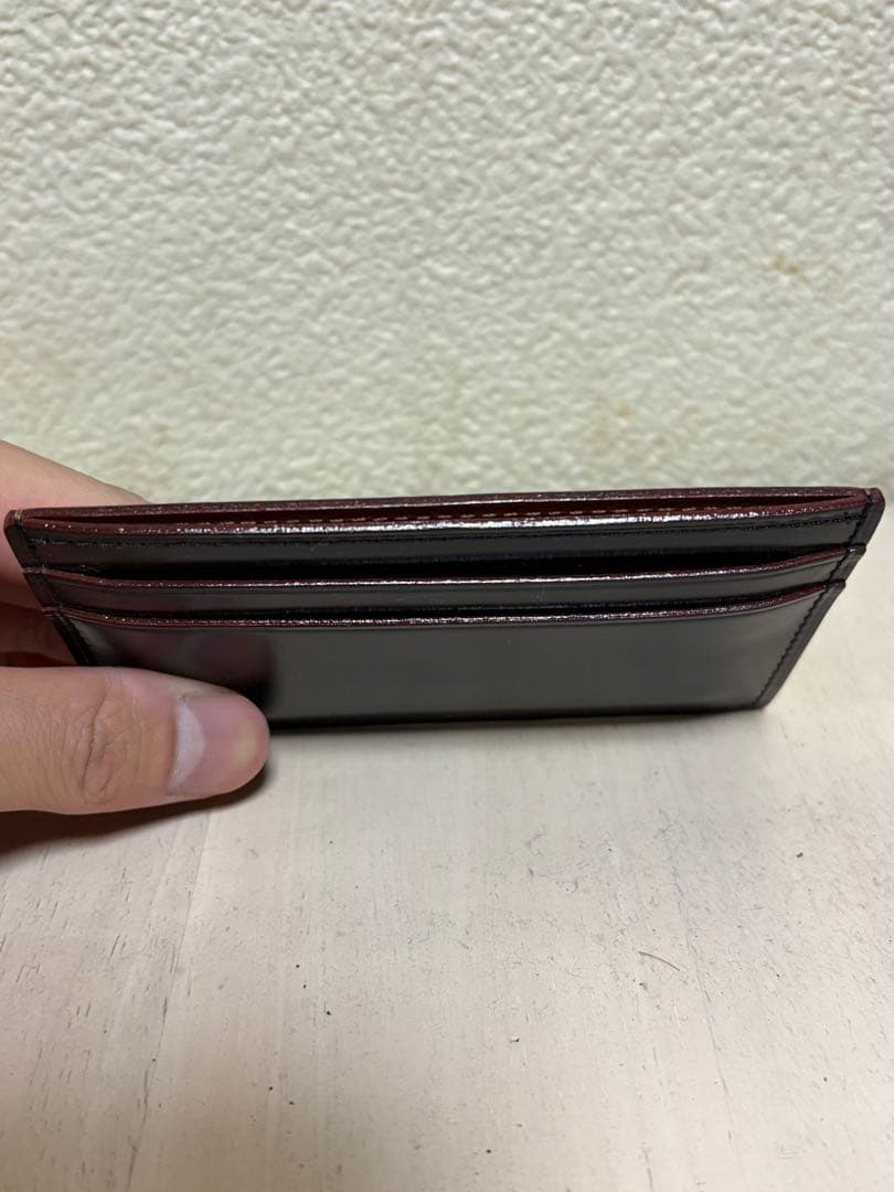 土屋鞄　コードバン カードホルダー