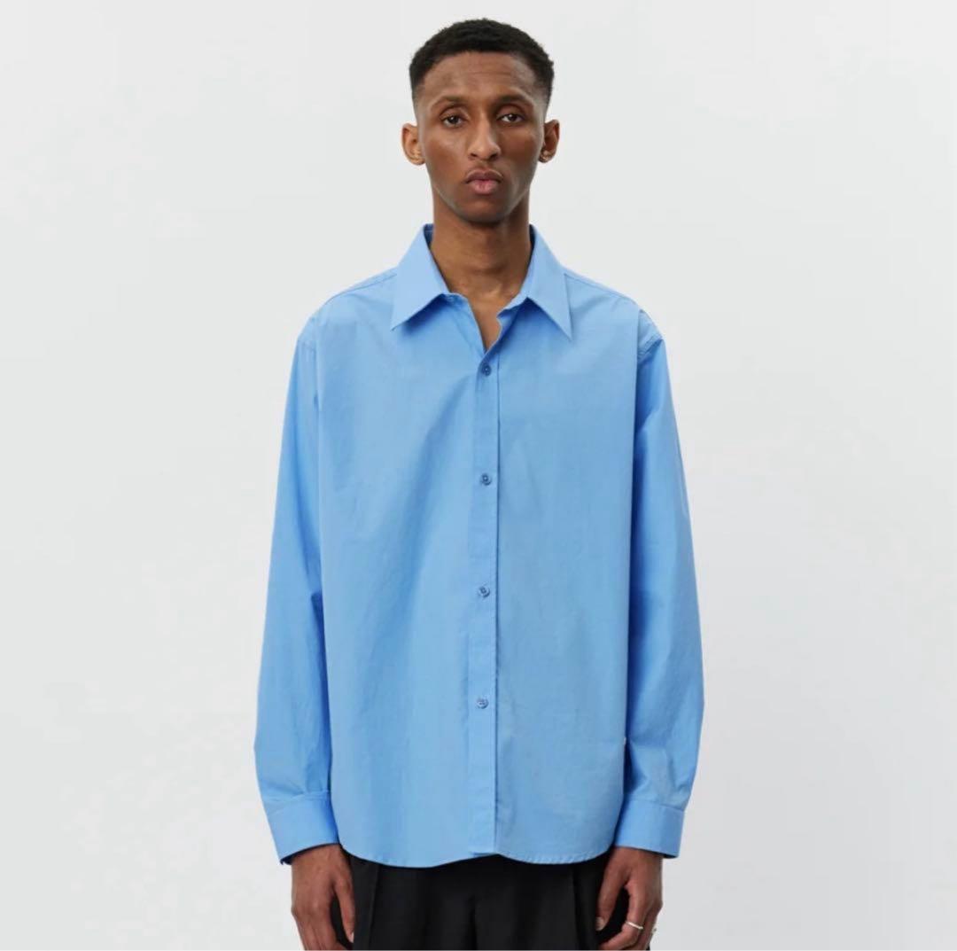 トップス mfpen evening shirt \"Office Blue\" 25ss