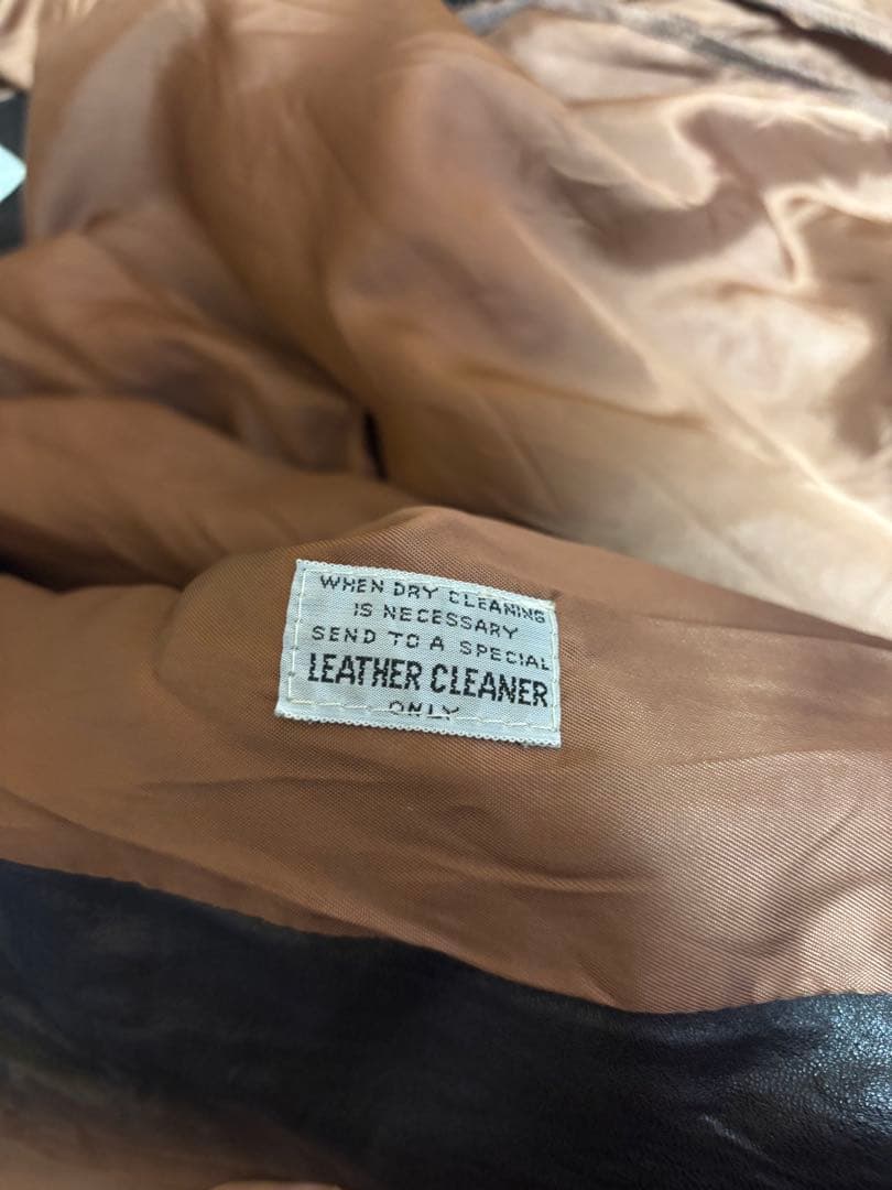 USA製 G-1 レザーフライトジャケット ブラウン ヴィンテージ